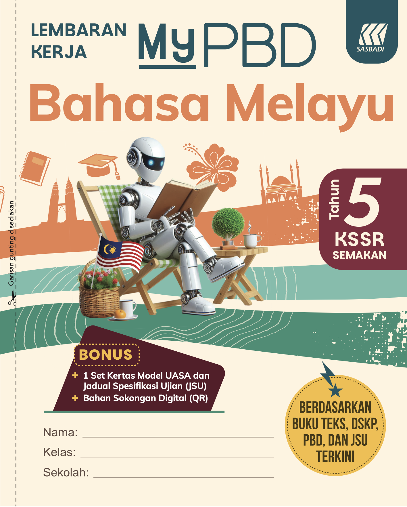 Lembaran Kerja MyPBD KSSR Bahasa Melayu Tahun 5 Cover